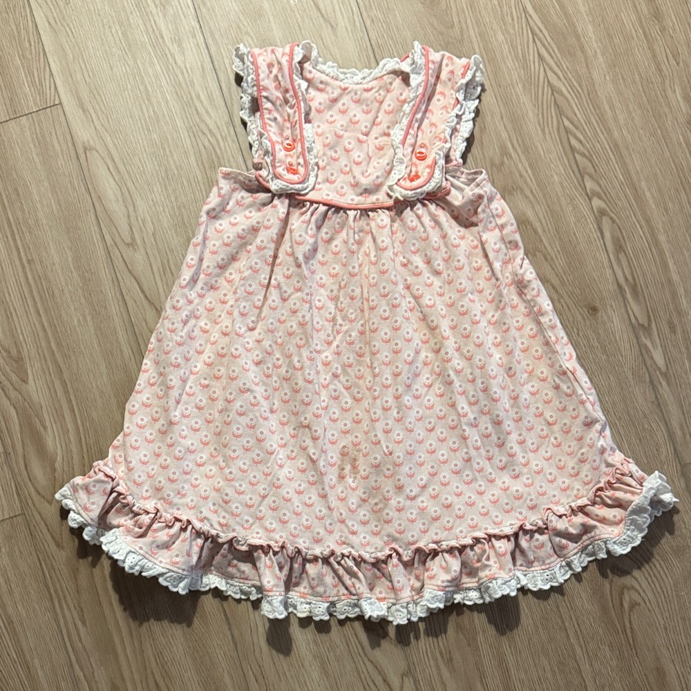 Shrimp & Grits Serendipity Soft Pink Floral Dress